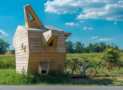 Vélo sur le terrain de l'établissement Gites d'Illfurth ou dans les environs