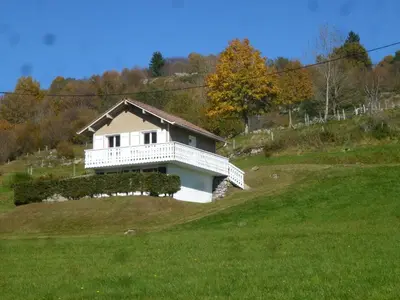 Paysage naturel près de le chalet