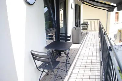Balcon ou terrasse dans l'établissement Cosy Corner
