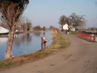Vue sur la rivière ou le fleuve situé(e) à proximité de la maison de vacances