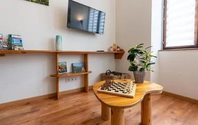 Télévision ou salle de divertissement dans l'établissement Gîtes Schwendi - Quartier Petite Venise