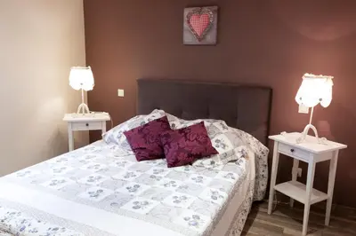 Un ou plusieurs lits dans un hébergement de l'établissement Les Granges De Jadis d'Alsace