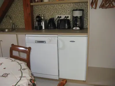 Cuisine ou kitchenette dans l'établissement Russchaert