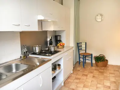 Cuisine ou kitchenette dans l'établissement La Clé d'Alsace