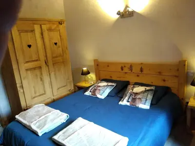 Un ou plusieurs lits dans un hébergement de l'établissement Gîte du Charri