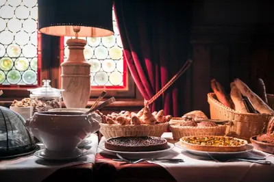 Nourriture dans l'hôtel ou à proximité