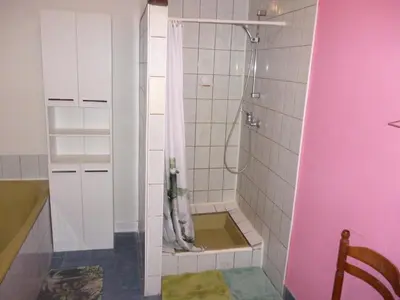 Salle de bains dans l'établissement Claude