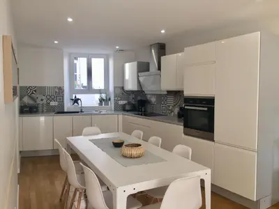Cuisine ou kitchenette dans l'établissement L'écrin de Masevaux