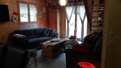 Coin salon dans l'établissement Christelle et Laeticia