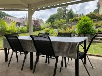 Jardin de l'établissement Gite Les Cimes