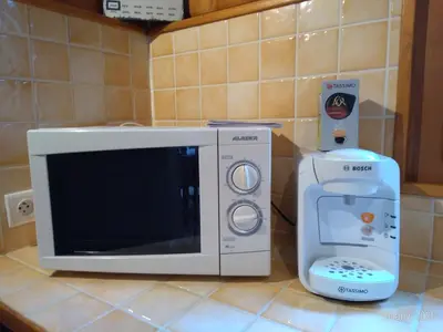 Cuisine ou kitchenette dans l'établissement Le Chalet de Philippe