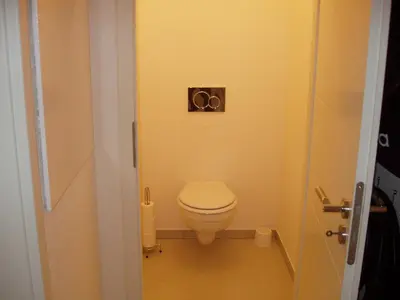 Salle de bains dans l'établissement Gites Du Ladhof