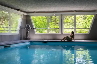 Piscine de l'établissement Hôtel Restaurant La Vallée Noble, proche Eguisheim Colmar ou située à proximité