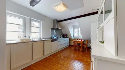 Cuisine ou kitchenette dans l'établissement Aux Bijoux de Colmar - Le Saphir - 1 PARKING GRATUIT