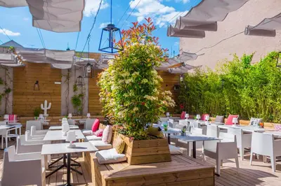 Restaurant ou autre lieu de restauration dans l'établissement Hôtel Restaurant Vaillant proche Europapark