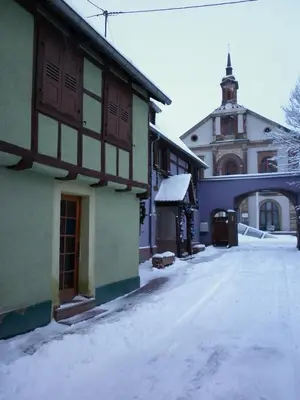 L'établissement Gites Petermann en hiver