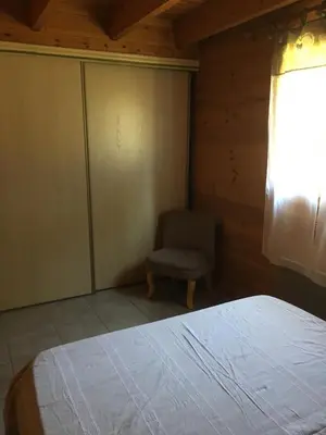 Un ou plusieurs lits dans un hébergement de l'établissement chalets de la Soyotte