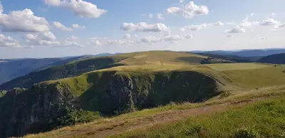Paysage naturel près de le chalet
