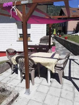 Terrasse ou espace extérieur de l'établissement La Petite Bresse