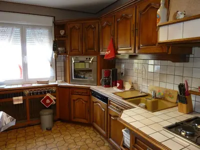 Cuisine ou kitchenette dans l'établissement La Petite Bresse