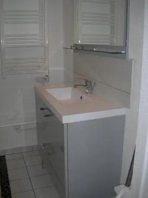 Salle de bains dans l'établissement Studio Tripiers