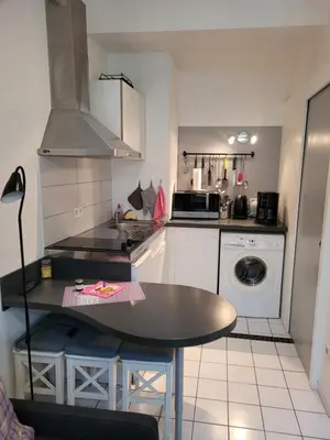 Cuisine ou kitchenette dans l'établissement Studio Tripiers