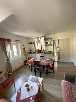 Coin salon dans l'établissement Coeur d'alsace