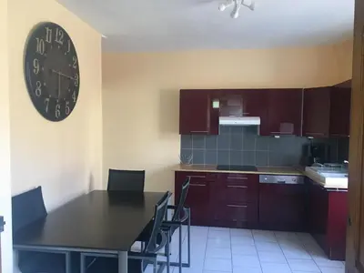 Cuisine ou kitchenette dans l'établissement La trinite