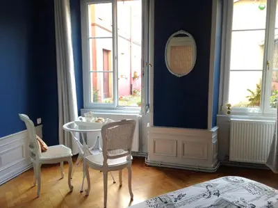 Coin salon dans l'établissement B&B La Clé d'Alsace