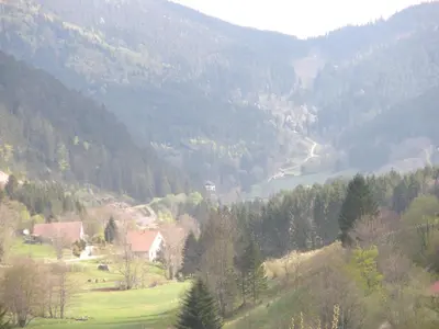 Paysage naturel près de le chalet
