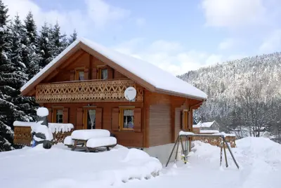 L'établissement Chalet Mauselaine en hiver