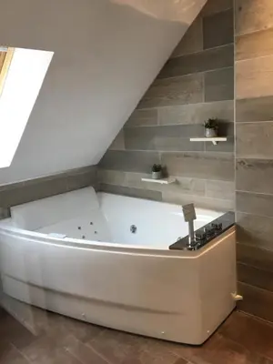 Salle de bains dans l'établissement Si le coeur vous en dit