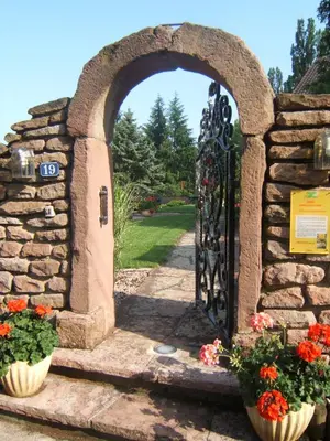 Jardin de l'établissement La Maison Fleurie