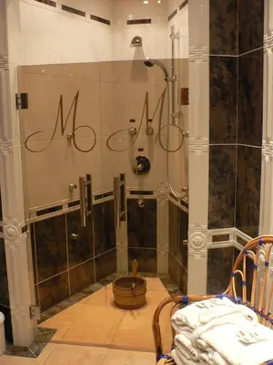 Salle de bains dans l'établissement Hotel Le Mandelberg