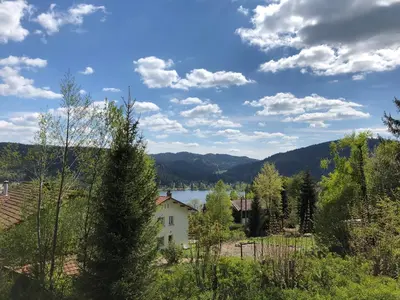Paysage naturel près de le chalet