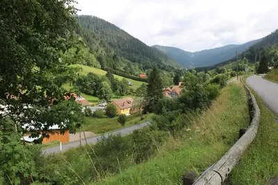 Paysage naturel près de l'auberge