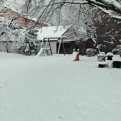 L'établissement L'Ecureuil en hiver