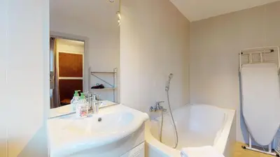 Salle de bains dans l'établissement Gîte des Bains PARKING HYPERCENTRE 6-8personnes
