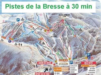 Plan de l'établissement Gitedaval Hangy bas & spa