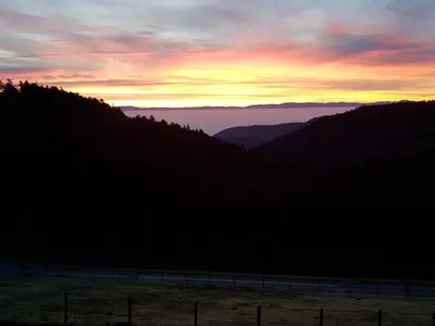 Paysage naturel près de la maison de vacances
