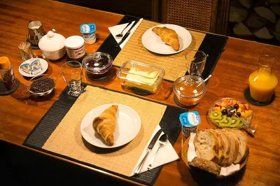 Nourriture dans le B&B/chambre d'hôtes ou à proximité
