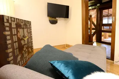 Télévision ou salle de divertissement dans l'établissement KAYSERSBERG city center - House 