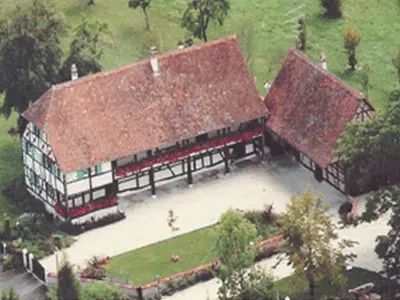 Jardin de l'établissement Auberge et Hostellerie Paysanne