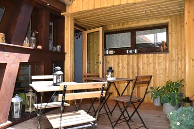 Terrasse ou espace extérieur de l'établissement La Parenthèse