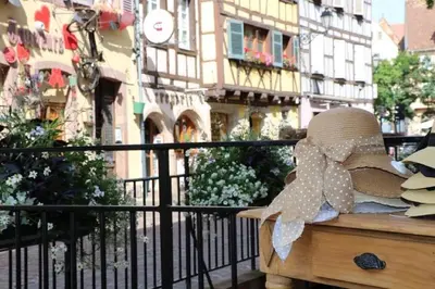 Balcon ou terrasse dans l'établissement Gite Moka45 Centre historique 