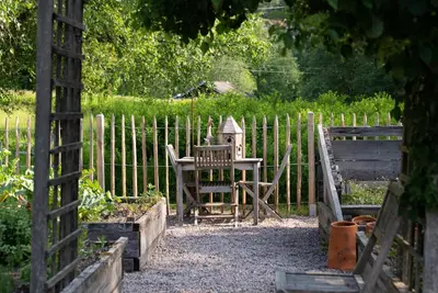 Jardin de l'établissement Auberge De La Poulcière