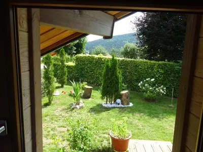 Jardin de l'établissement Chalet la Petite Perle
