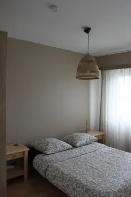 Un ou plusieurs lits dans un hébergement de l'établissement Cosy F2 Basel Saint-Louis