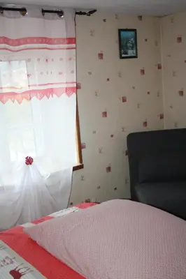 Un ou plusieurs lits dans un hébergement de l'établissement Studio confortable avec vue sur le lac - 30 m² - Gérardmer