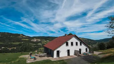Paysage naturel près de la maison de vacances